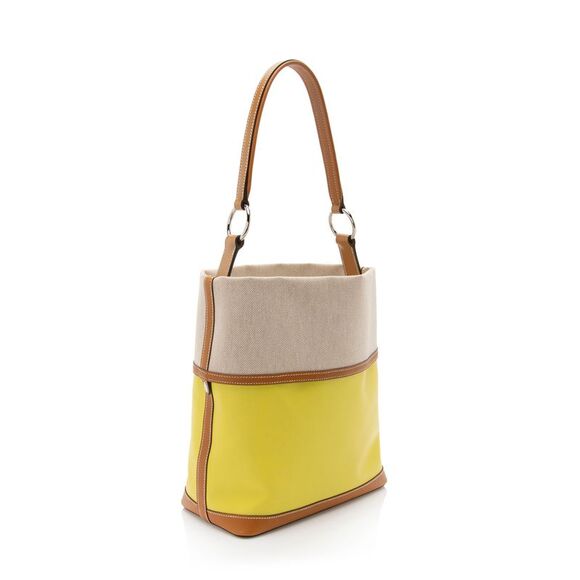 Hermes Canvas Col Roule Shoulder Bag - Picture 2 of 9